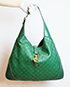 Jackie O Bouvier Hobo, &pound;265, Handbags, Green, Leather, Front view